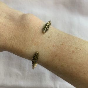Alex and Ani feather cuff bracelet